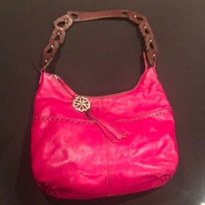 Brighton Fuchsia Hobo Bag